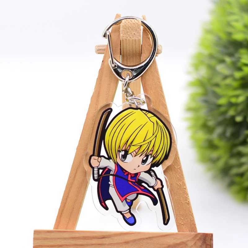 Janpanese Anime Keychain Arcylic Cartoon Figures Keyrings Cartoon AccessoriesL240729