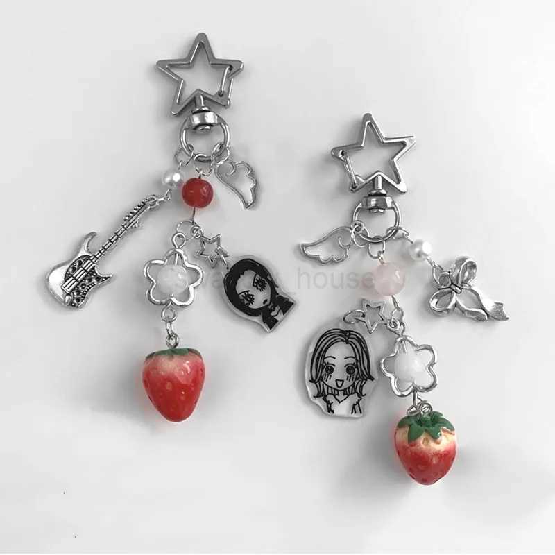 Nana Hachi keychains y2k handmadeL240729