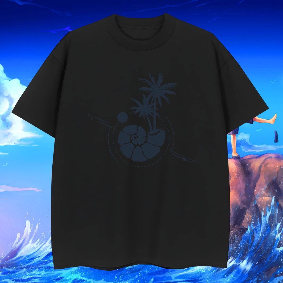 Cool Men Clothes T-Shirt 230g Cotton Street tree Anime O Neck Short Sleeves Designer Fashion T Shirt For Man Top Tees