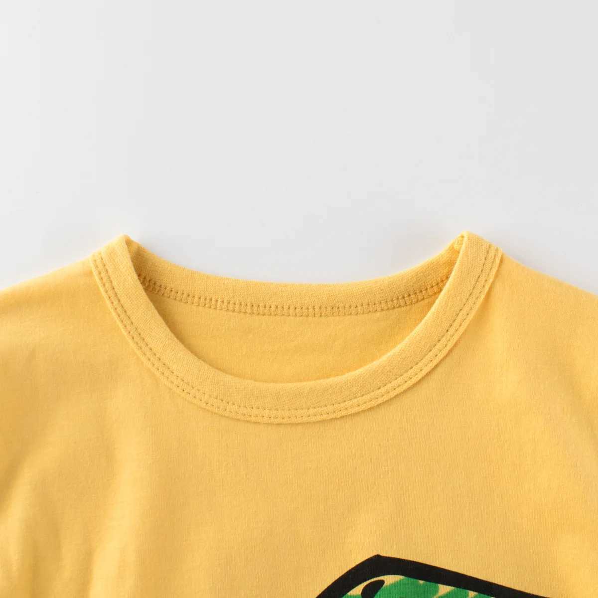 T-shirts Dinosaur Graffiti Boy T Shirt Toddler Kid Baby Clothes Cotton Tee Top Casual Cute Childrens Tshirt Short Sleeve OutfitL24729