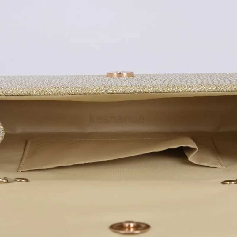 2024 Luxury Ladies Evening Bags Glitter Banquet Clutch Handbags Women Chain Shoulder Crossbody Bags Wedding Party Sling BagsXJ240729