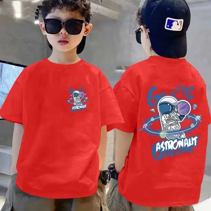 T-shirts Boys Cotton T-shirt Japan Summer Cartoon Printed Girls Tees Short Sleeve Children Tops High Quality Boys Clothes 2024 NewL24729