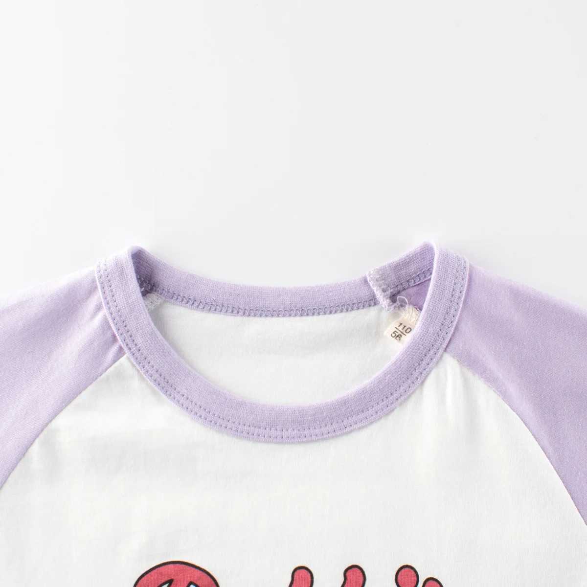 T-shirts 1-9T Infant Summer T Shirt Rabbit Print Cotton Girls Tshirt Toddler Kid Basic Top Baby Clothes Short Sleeve Tee OutfitL24729