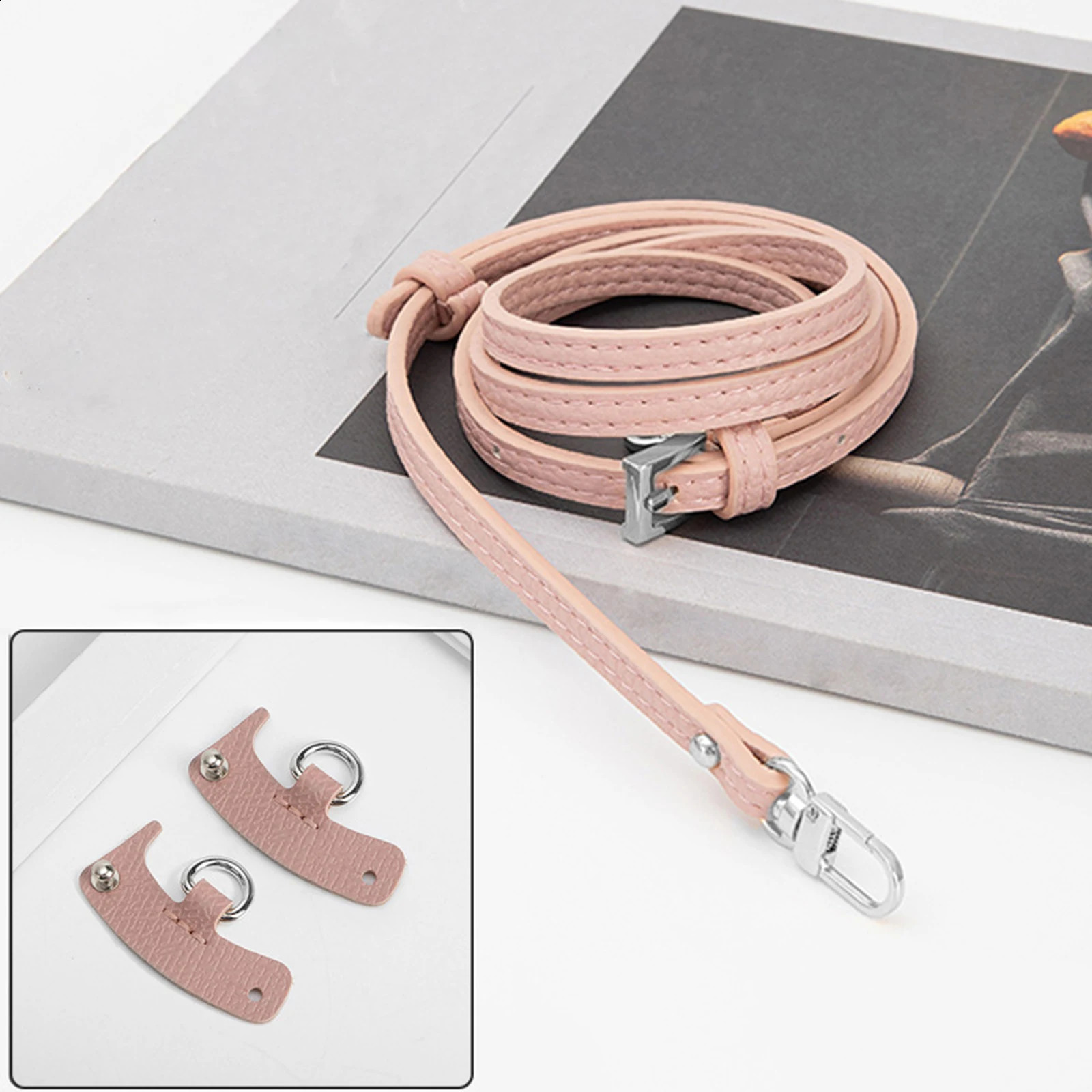 PU Leather Straps for Purse DIY Portable Multifunction Parts Accessories Handbag Strap for Tote Bag Clutch Bag Purse Briefcase 240729
