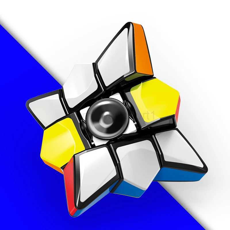 Cube Fidget Spinner Fingertip Gyro Fidget Sensory Stress Relief Fingertip Toy Antistress Hand Spinner Desk Adult Gyroscope ToysM240729