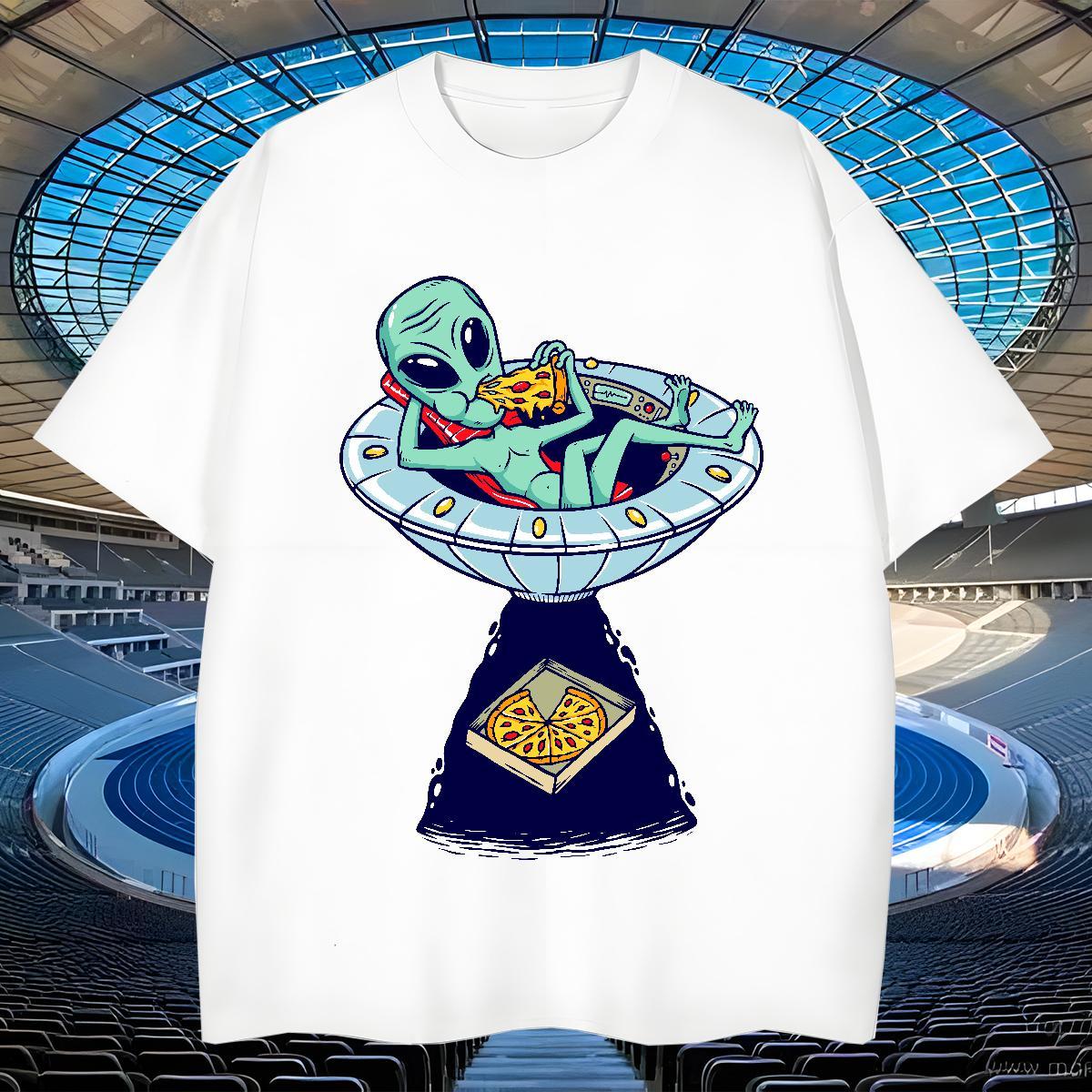 Wholesale Mens Tshirts 230g 100% Cotton Beach ET Custom Printing Crew Neck 2024 DIY T shirt Tops Shirt