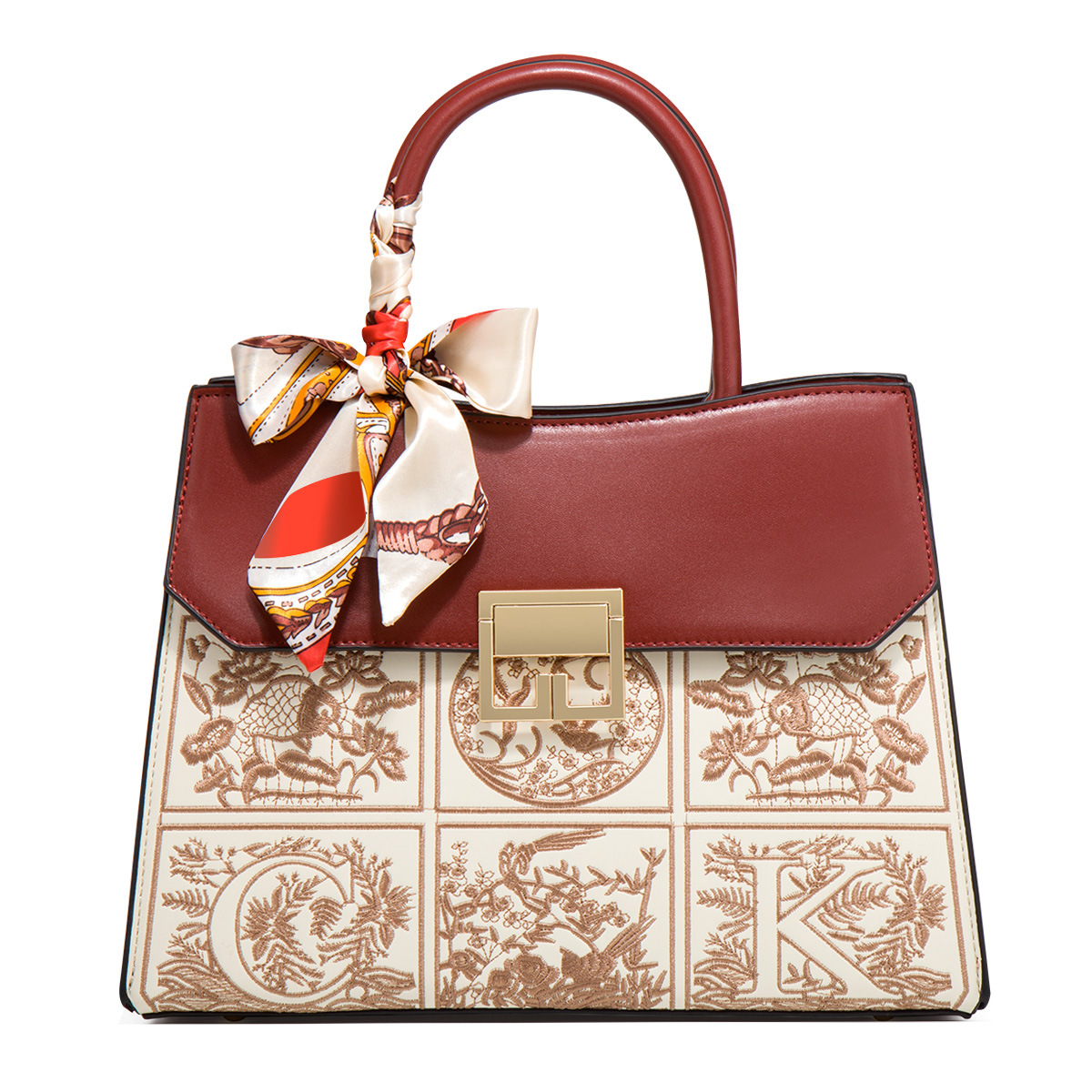 New senior sense send mother embroidery bridal red wedding mother bag senior sense mother-in-law handbag crossbody
