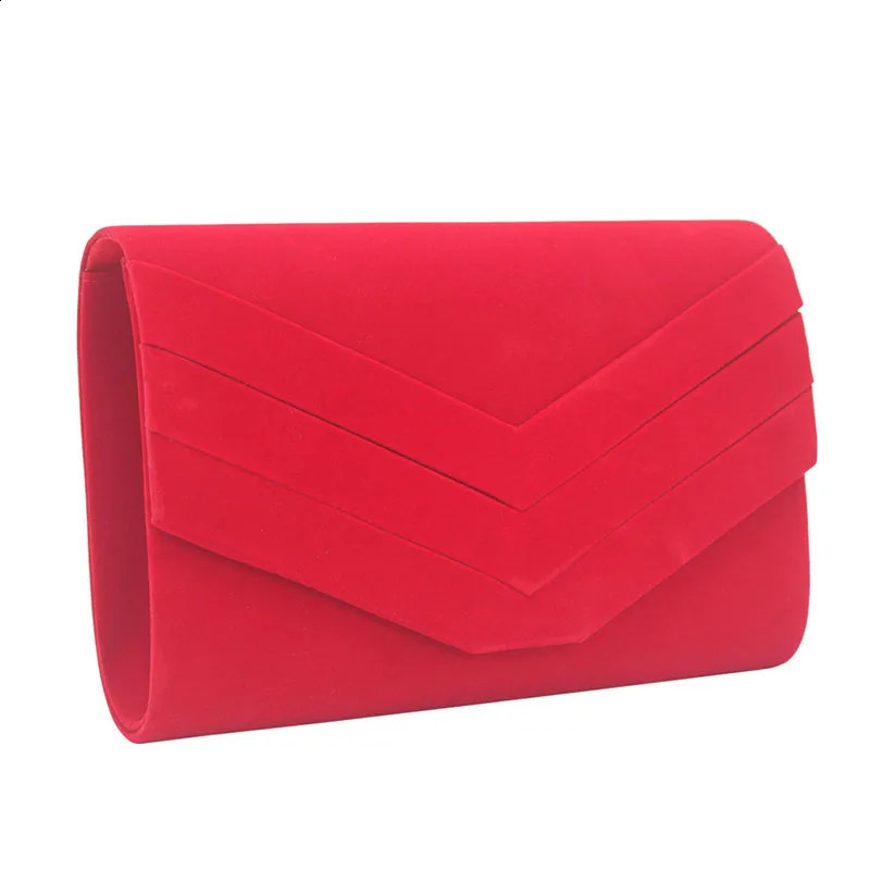 Ladies/women Wedding Hand Shoulder Clutch Evening Purse Veet Dinner Bag for Friends Party Carrying 240729 zhanyishengli