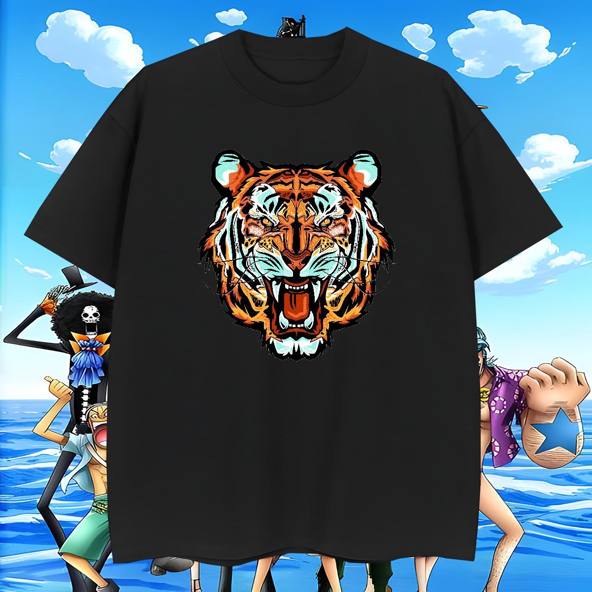 Cool Couples T Shirts 230g Pure Cotton Daily Outfit ferocity Custom Print Plus Size Round Neck Short Sleeve Customized Men T Shirts Tees Shirts