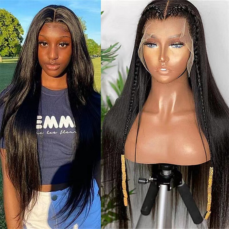 30 Inch Straight Lace Front Brazilian Wigs For Women 13x4 Short Bob Full Hd Transparent Human Hair Wigs