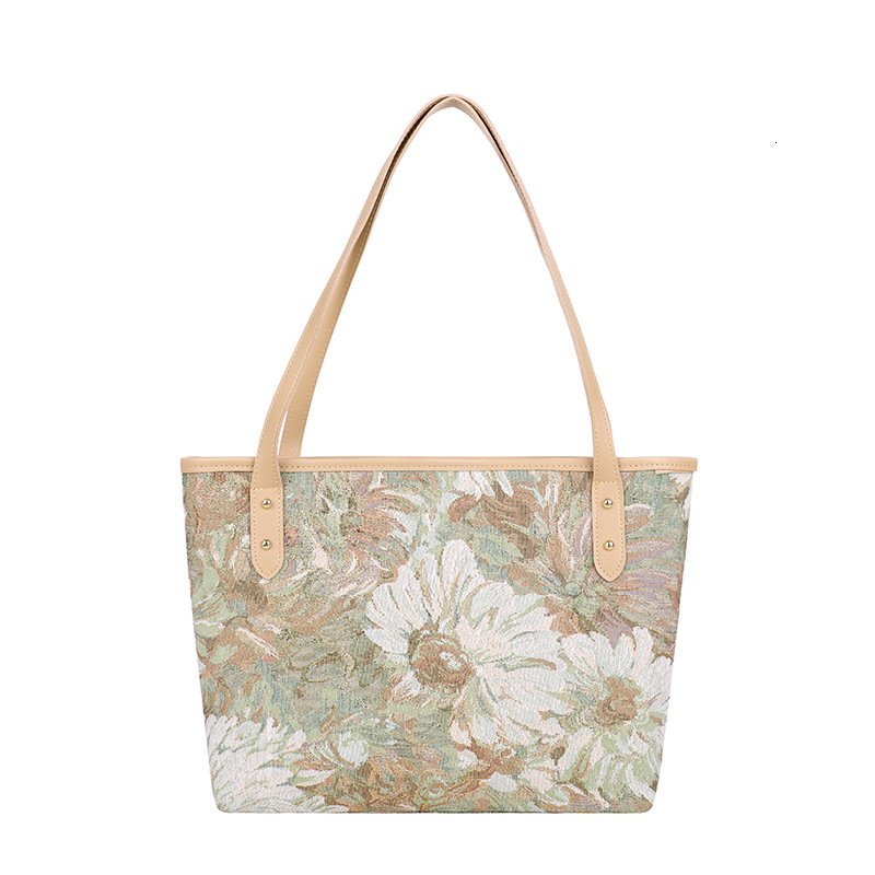 Large Capacity Women's 2024 New Vintage Canvas Tote Handbag Single Shoulder Underarm Bag H729#15 swissmilitary