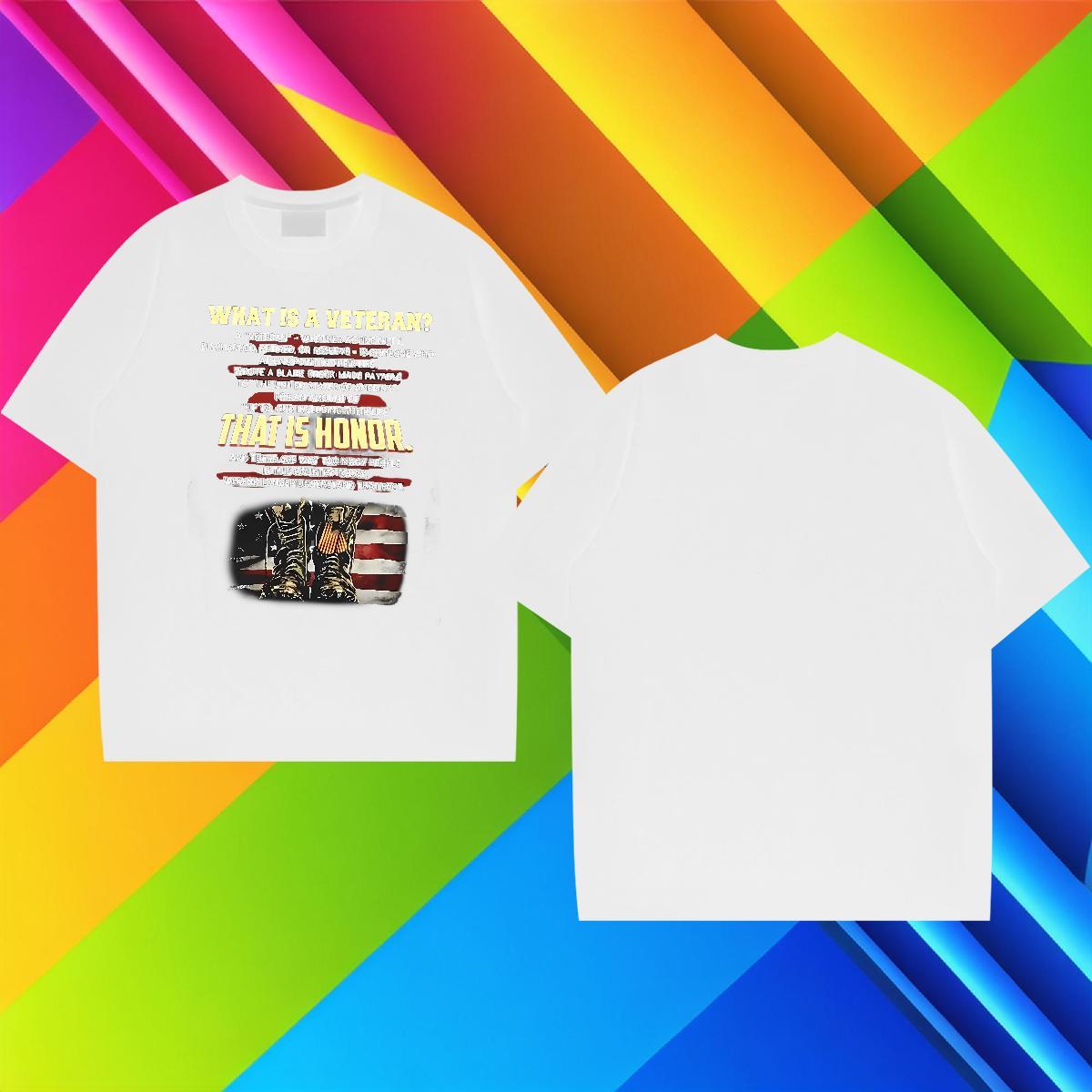 Wholesale Mens Tshirts 230g Pure Cotton Hip Hop Street letter DIY Logo Oversized Crew Neck Fashion T Shirts Men Tees