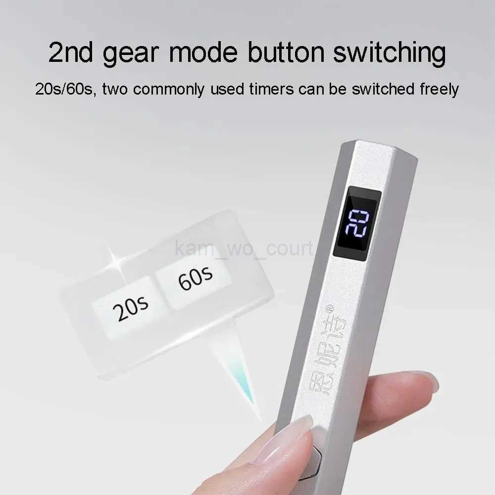 ANNIES Handheld UV LED Lamp Nail Dryers Third-generation Lamp Rechargeable Professional UV LED Nail Lamp Mini Flashlight PenM240729