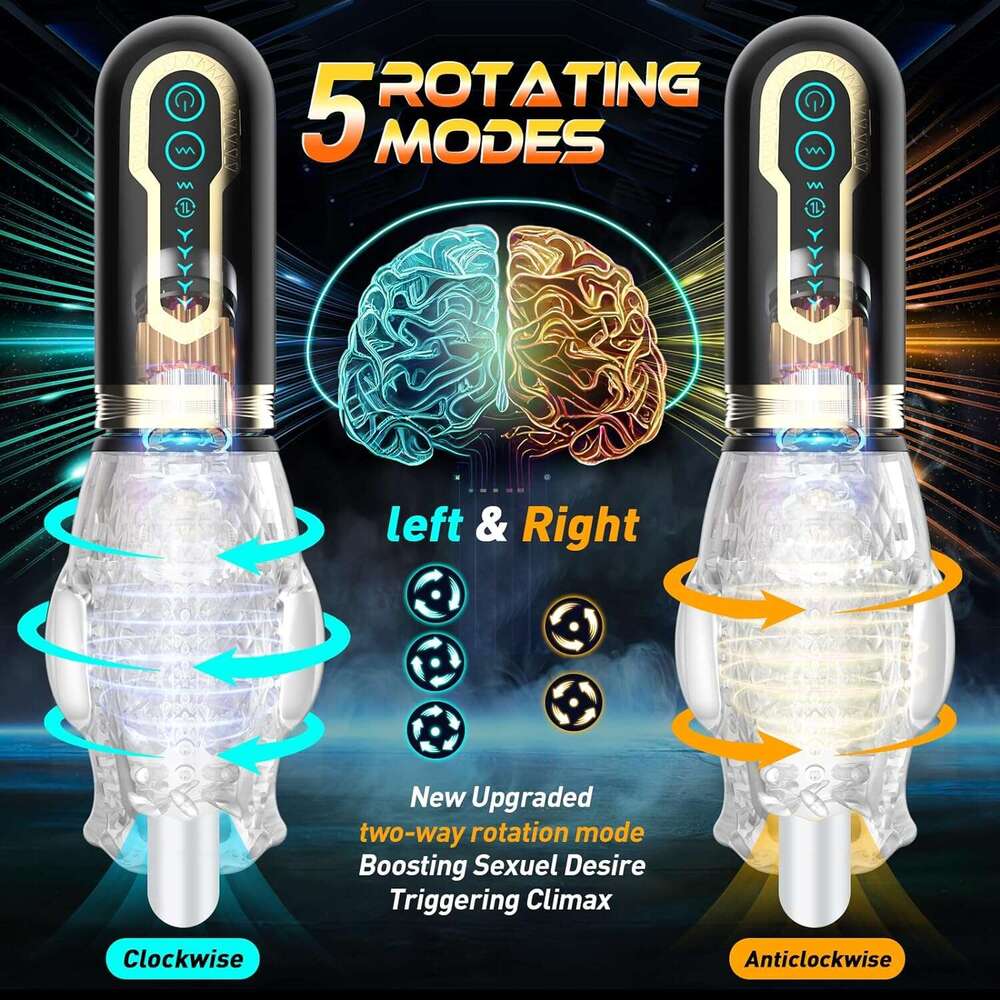 Automatic Blowjob Male Masturbator Vibrating Rotating Thrusting Modes Penis Stimulation Pocket Cup Pussy Vaginas For Men Sex Toy