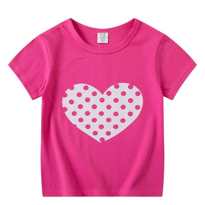 T-shirts Baby Boys Girls Summer T-shirt Kid Cartoon Animal Tops Tees T Shirt Tshirt Size 3 4 5 6 Year Children Cotton ClothingL24729