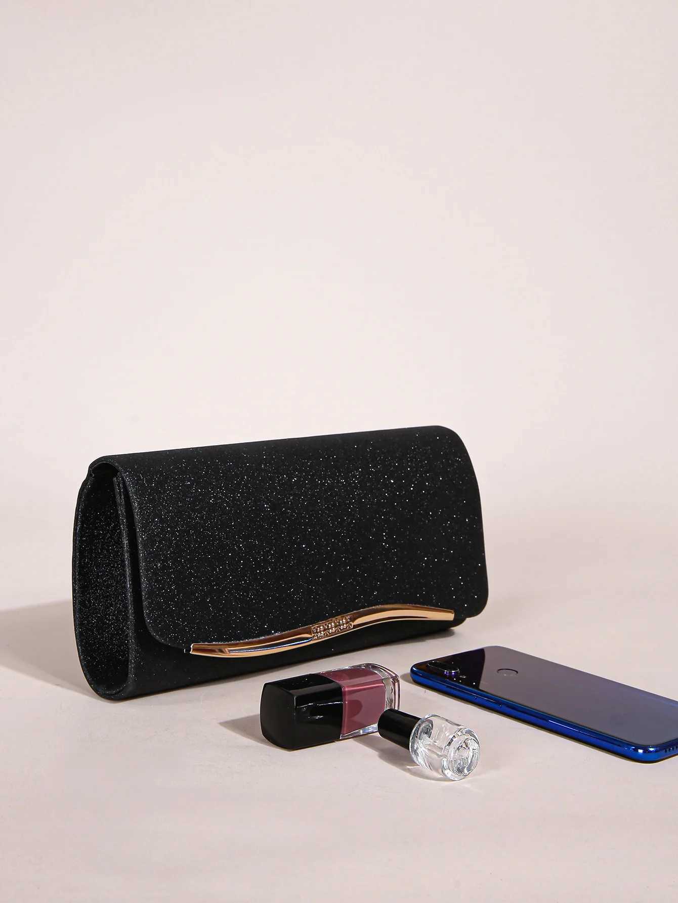 Clutch Purse Evening Bag for Women Glitter Evening Envelope Handbag With Detachable Chain for Wedding and Party Clutch Purse EvXJ240729