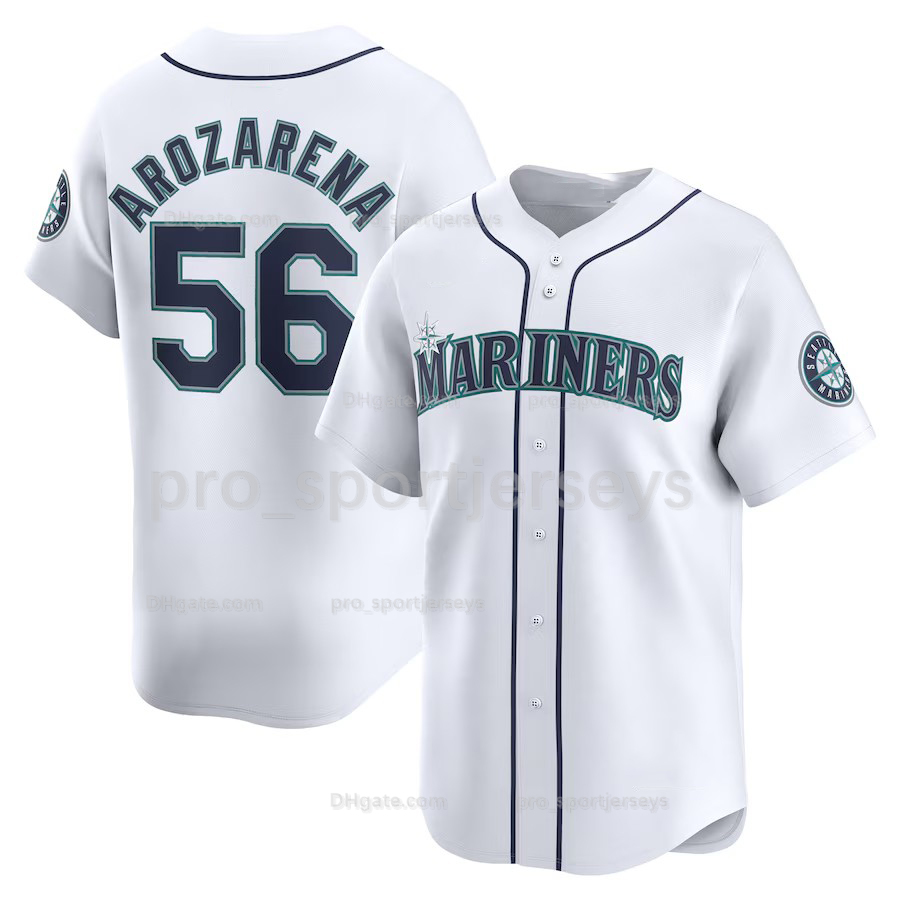 56 Randy Arozarena Mariners 2024 Jerseys Julio Rodriguez Ken Griffey Jorge Polanco Jr. Crawford Nelson Cruz Cal Raleigh Ty France Andres Munoz Mitch H