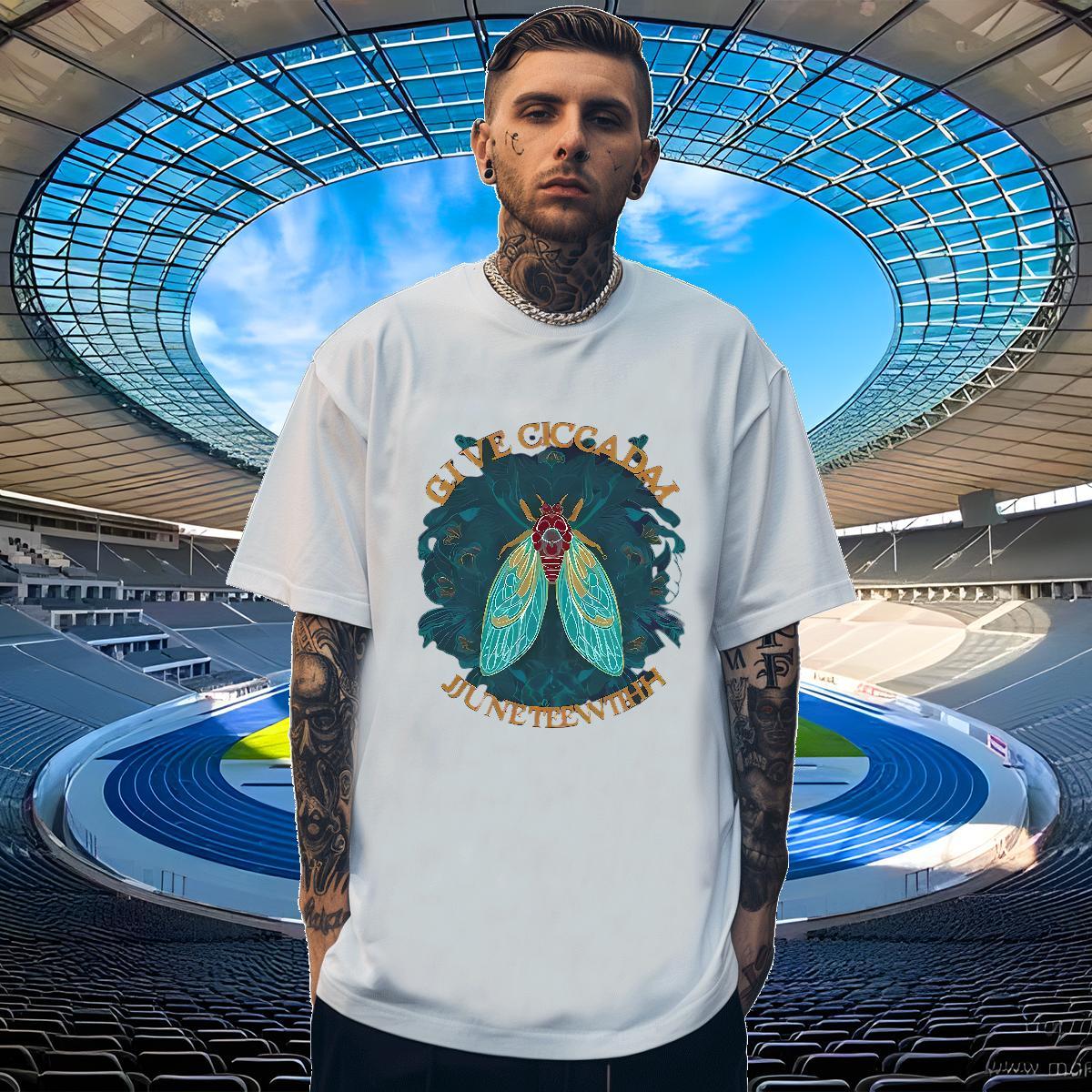 Cool Design Tshirt for Man Woman 230g Pure Cotton Street Casual Butterfly Cartoon Printing L-4XL Short Sleeve Soft New Arrival T shirt Top Tees