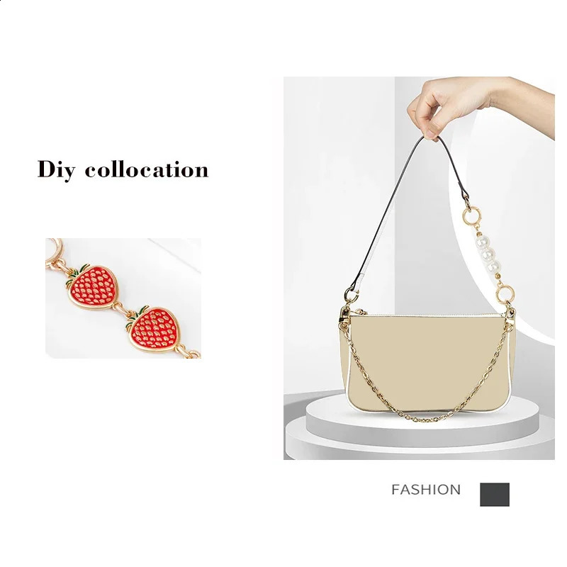 WUTA Bag Chain Extender for Bags Strap Extension Purse Pearl Chain Underarm Diagonal Handbag Belt Bag Accessories 240729