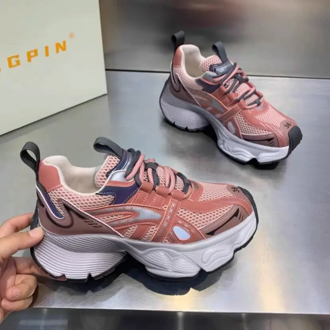 Women Sneakers Sports Shoes Clunky Shoes Mesh Thick Sole Comfort Hot Sale Free shipping