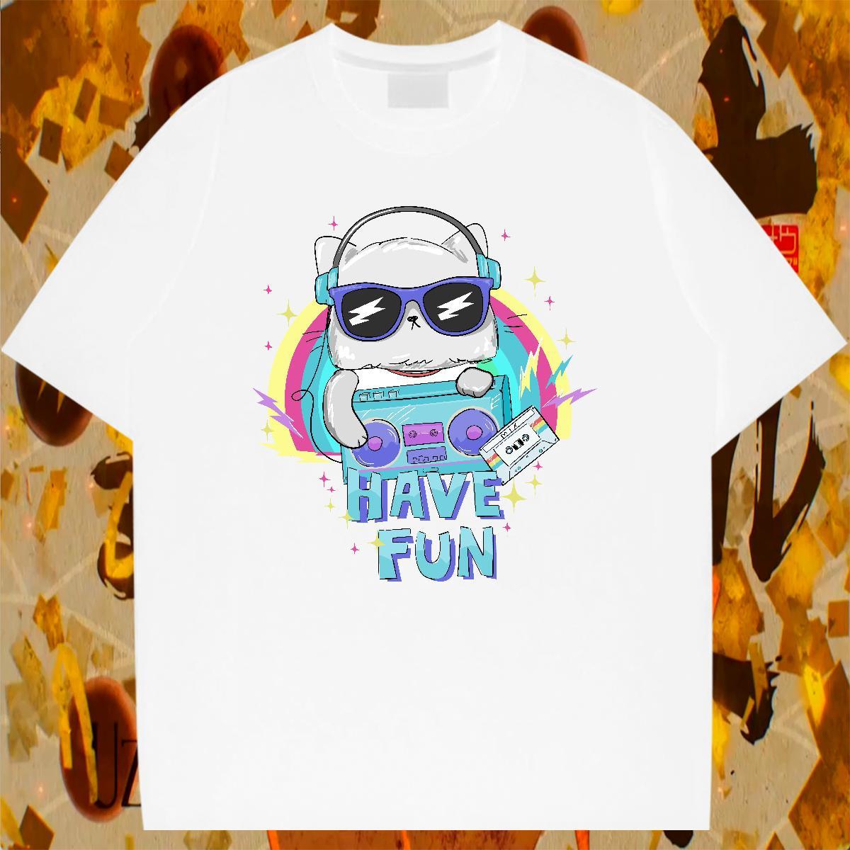 Unisex Couples T Shirts 230g 100% Cotton Sport ET Customized Short Sleeve O-Neck Fashion New Mens T Shirts Tshirts