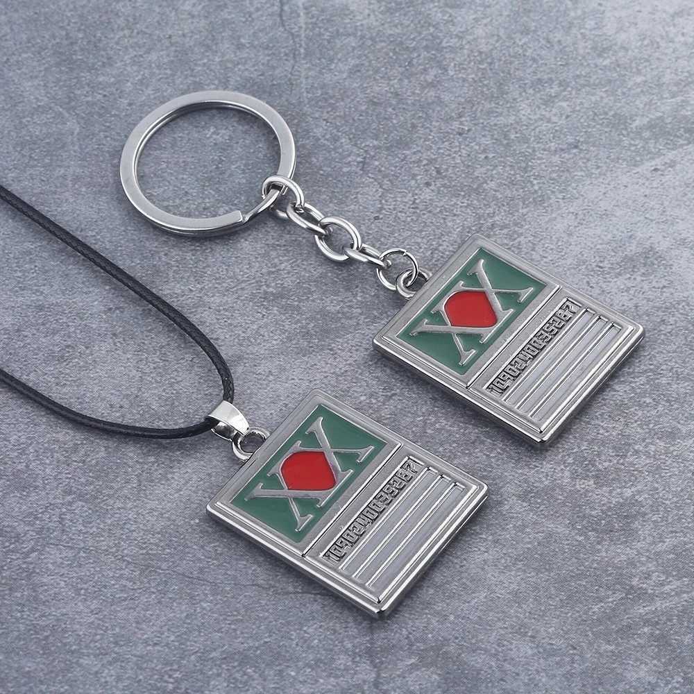 Anime Hunter x Hunter Keychain GON FREECSS License Pendant Key Chain for Women Men Car Keyring Jewelry AccessoriesL240729