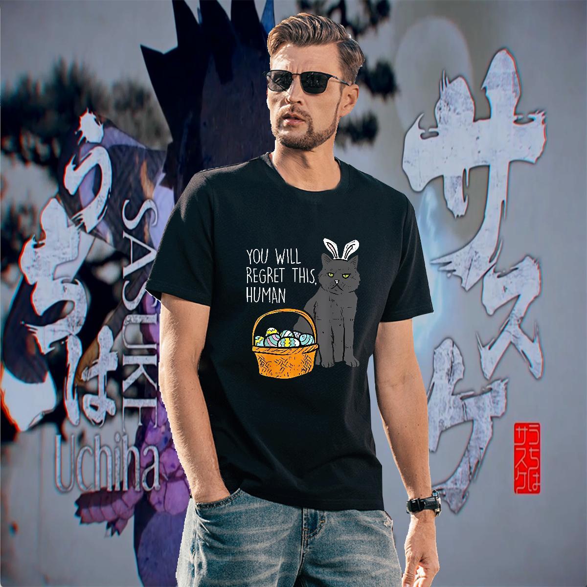 Cool Design Tshirts 100% Cotton 230g Street wear Hip Hop cat Asian Size Pure Cotton New T-Shirts Tops
