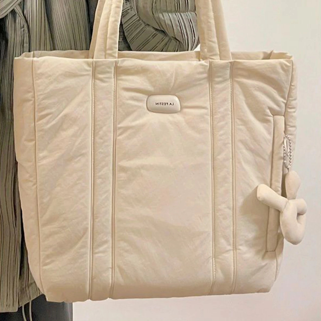 Filled cotton laptop horizontal bag 13 14 inch laptop bag suitable phone case bag 240903