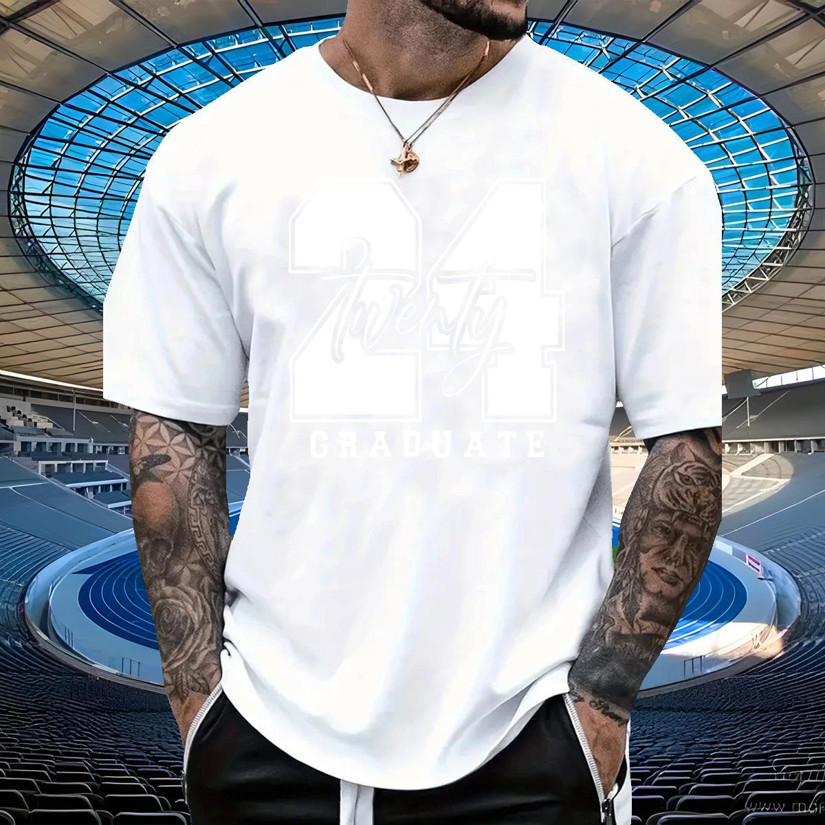 Brand Men Clothes T-Shirt 230g Pure Cotton Casual Beach letter Custom Print Plus Size Breathable Short Sleeve New Designer Man T Shirts Tees Shirts