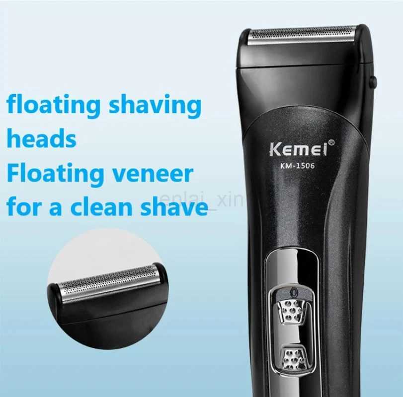 Kemei KM-1506 3 in 1 Electric Shaver USB Charging Hair trimmer Electric Rechargeable Nose Professional Shaving MachineY240729