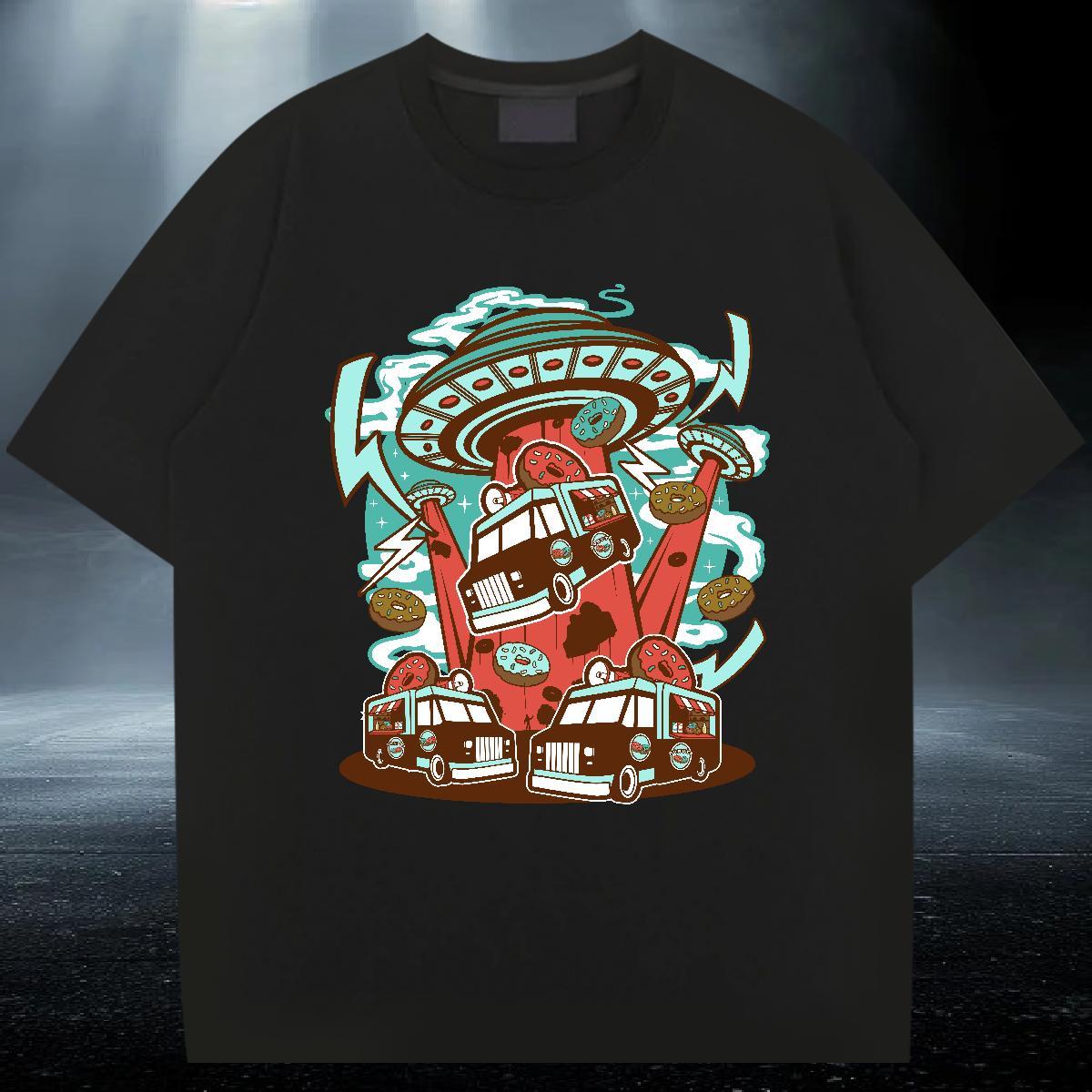 Free Shipping Tshirts 230g Cotton Casual ET Asian Size Crew Neck DIY T-Shirts Clothes