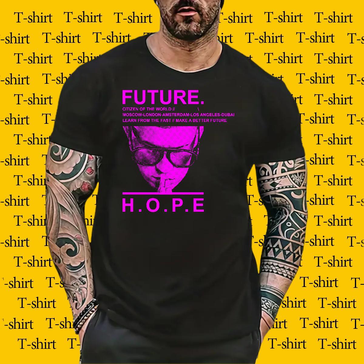 High Quality Mens Tshirts 100% Cotton 230g Outdoor ET Custom Printing Breathable Crew Neck Casual New T-Shirts for Men Clothes