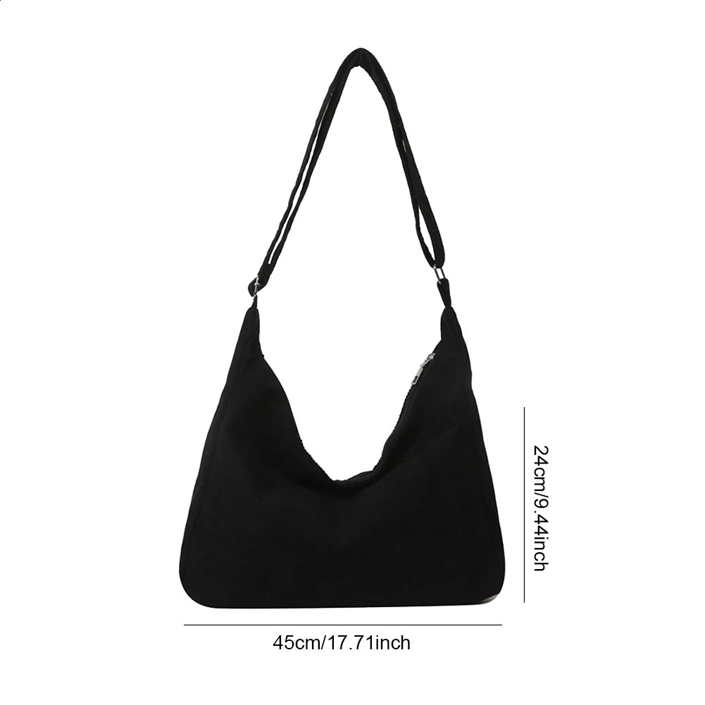 Women Vintage Hobo Bag Versatile Retro Dumpling Bag Strap Adjustable Solid Messenger Bag Lightweight Fashion Slouchy Shopper Bag 240729