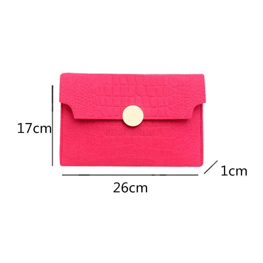 Casual Ladies Clutch Bag 2024 New Minimalism Handheld Envelope Bags Felt Indentation Handbag Solid Color Business Womens BagXJ240729