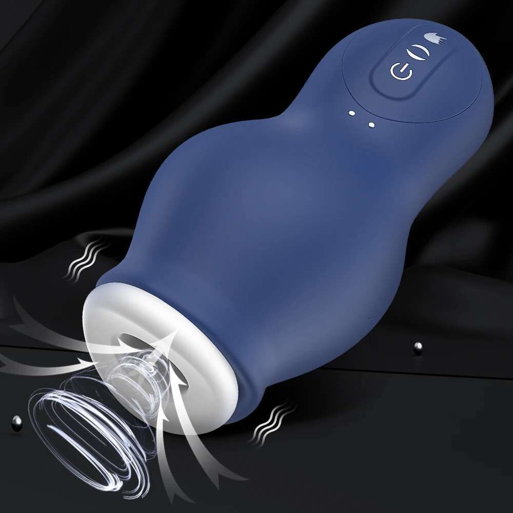 Automatic Male Masturbator Handsfree Blowjob Sucking Vibrator Machine Pussy Masturbation Cup Sex Toy for Men Glans Trainer