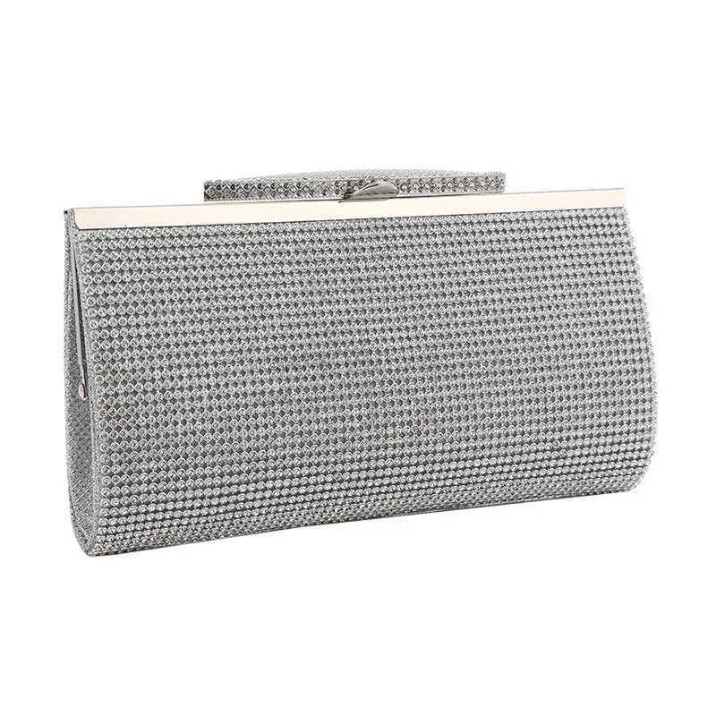 Bling rhinestone evening clutch bag women luxury purse wholesales clutch party evening bag ladies small for women purseXJ240729