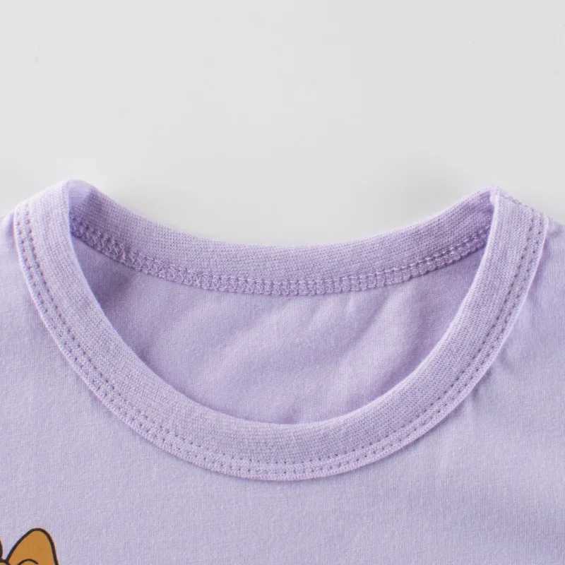 T-shirts 1-9T Cotton Girls T Shirt Summer Toddler Kid Tshirt Baby Clothes Short Sleeve Infant Tee Top Casual Childrens Tshirt OutfitL24729