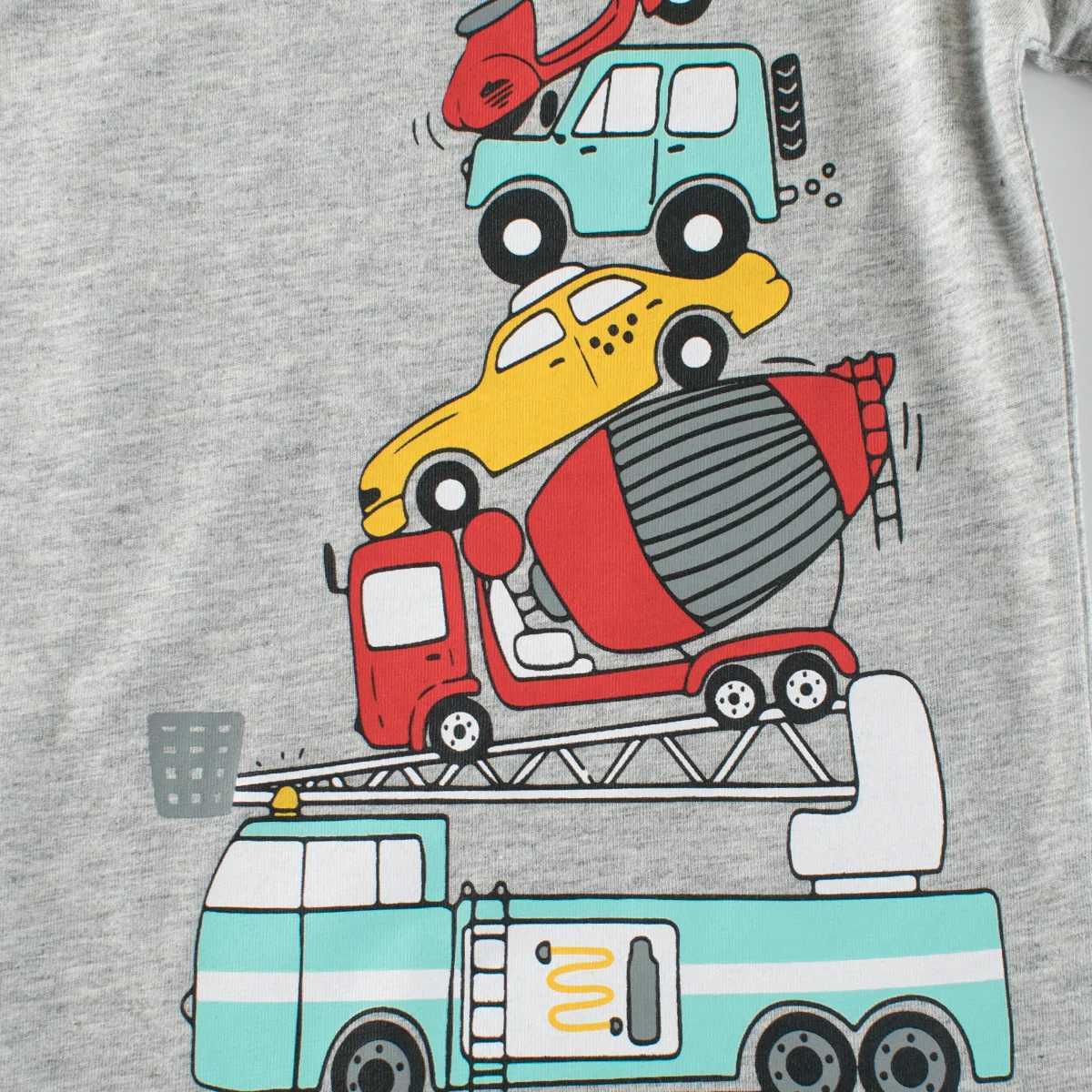 T-shirts 1-9T Toddler Kid Baby Boy Summer Clothes Cotton Infant T Shirt Short Sleeve Cars Print Tshirt Basic Tee Top OutfitL24729