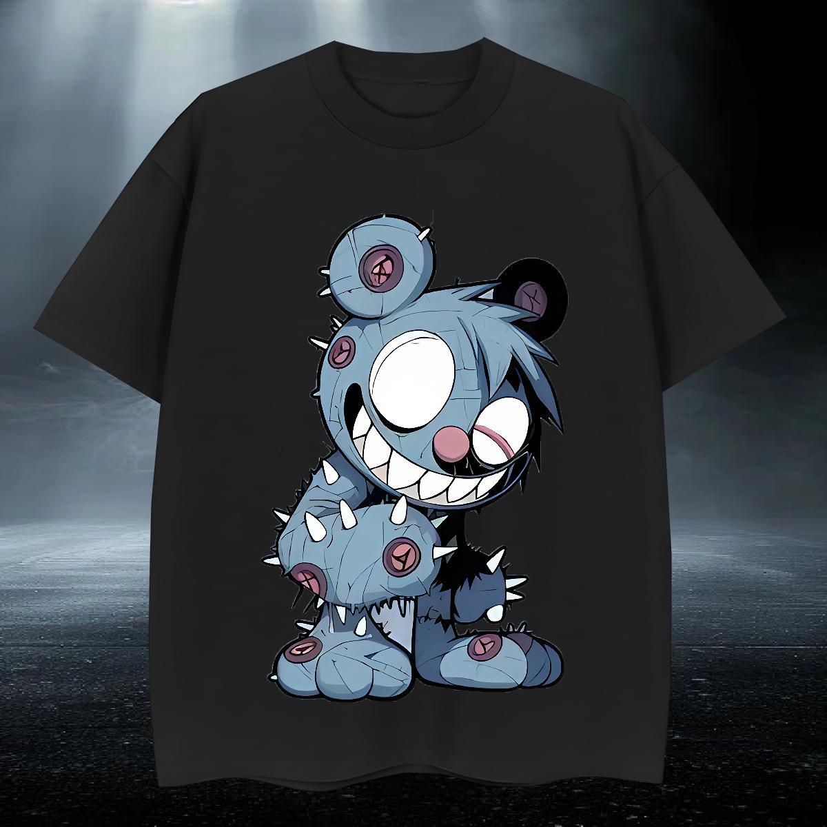 TOP Quality Men Tshirts 100% Cotton 230g Sports Casual bear Custom Printed Breathable Crew Neck Casual New Mens T Shirts Tops Tees