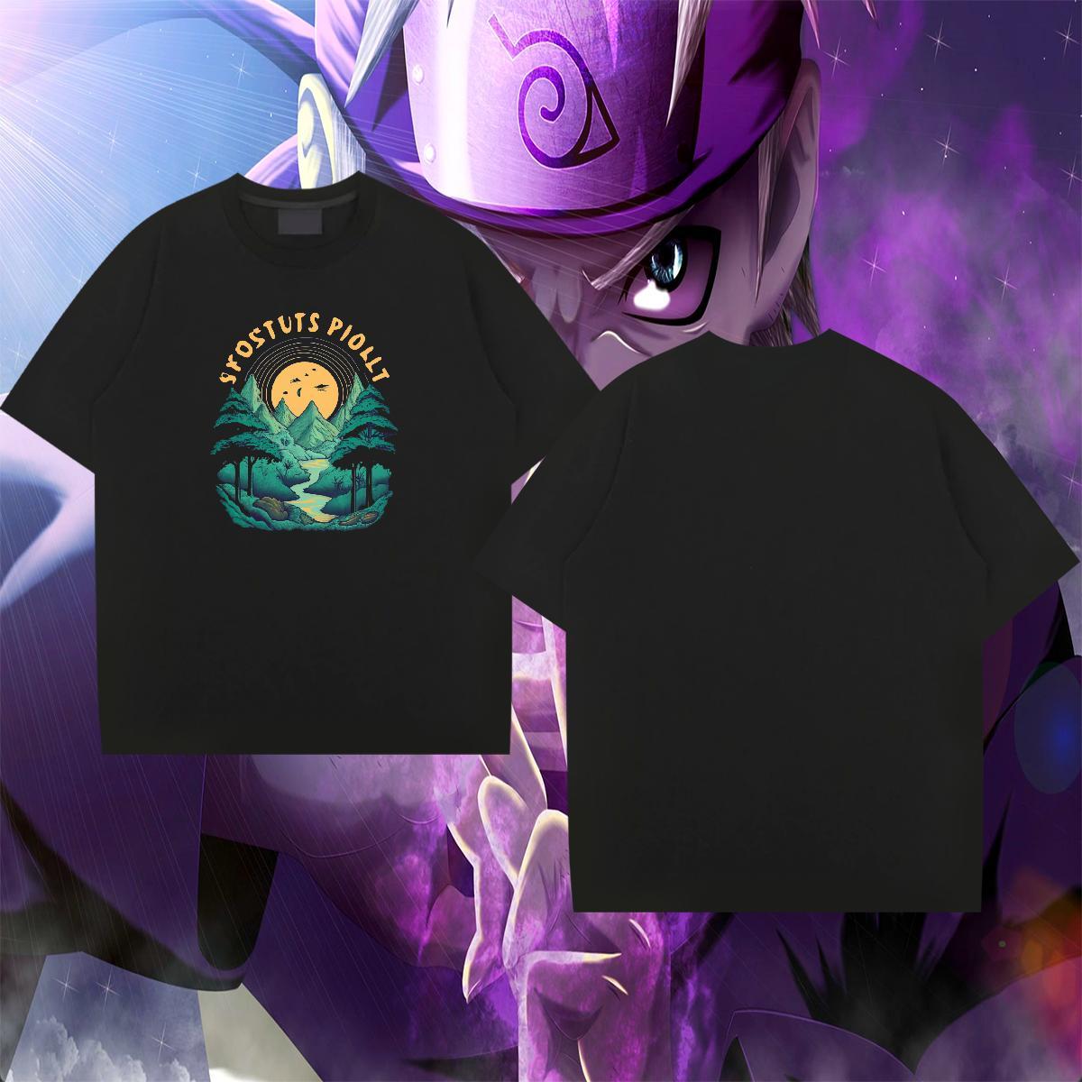 Comfortable Men Tees 230g Pure Cotton Anime Printing Street beach Customized Print O Neck Short Sleeves Designer Men T Shirts Tshirts