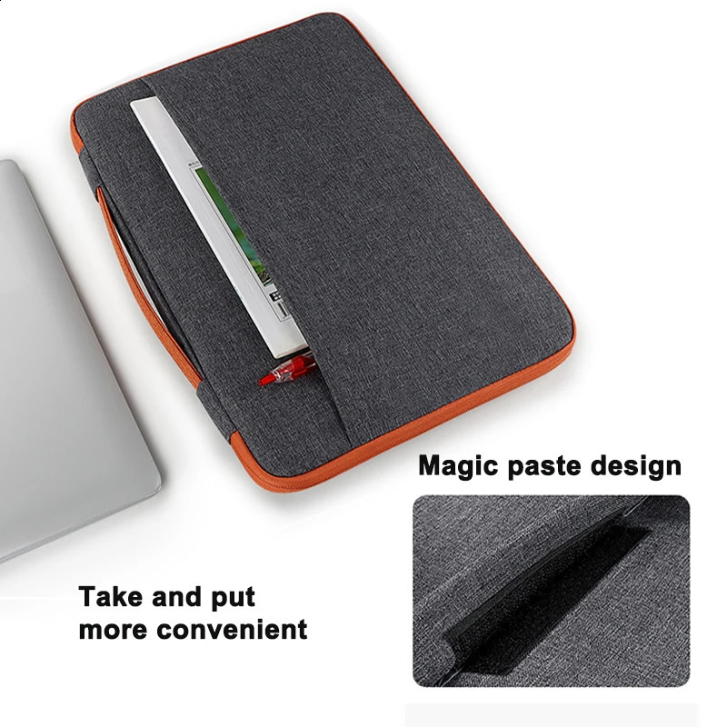 Laptop Case 13 14 15 15.6-inch Laptop Case Suitable for Macbook Shockproof Computer briefcase Travel Business Mens Case 240903