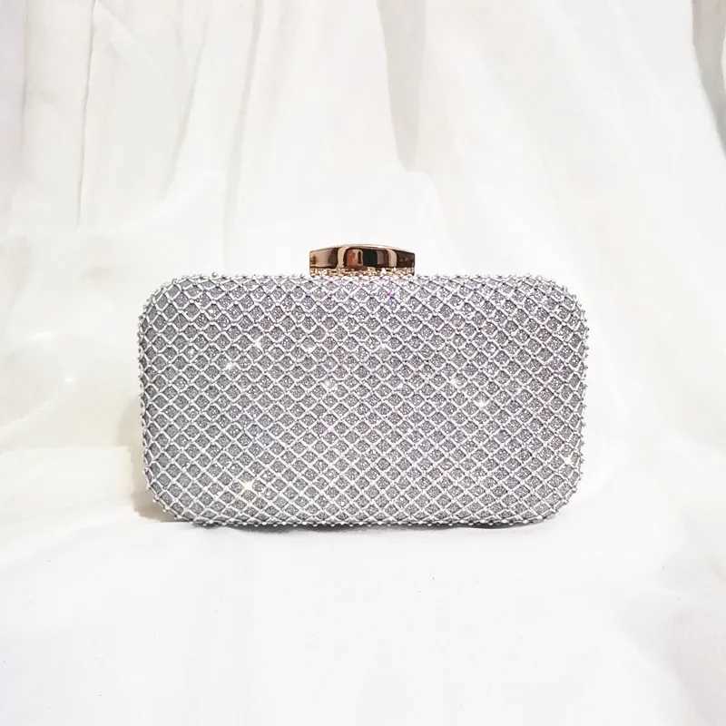 Luxurious gorgeous colored Diamond Ladies Clutch Bag Glitter Fashion Haute Couture Dinner Party Wedding Ladies handbagXJ240729