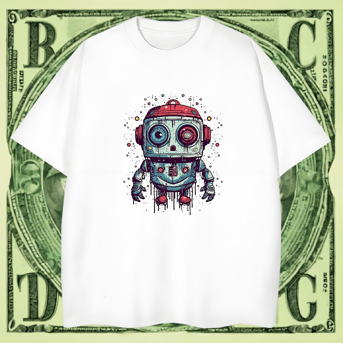Comfortable Mens Tshirts 230g 100% Cotton Hip Hop Street ET Oversized 3XL 4XL Short Sleeve O-Neck Fashion Designer T-Shirts for Men Clothes