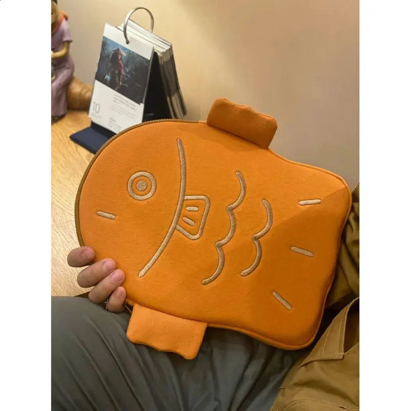 Ins Fish Cute Laptop SlEEve 11 13.3 14 Inch Cover Case Computer Bag Women 240729