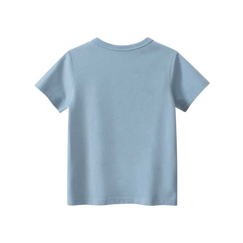T-shirts 1-9T Infant Kid Cotton T Shirt Toddler Kid Baby Boy Girl Summer Clothes Short Sleeve Tee Top Panda Print Tshirt OutfitL24729