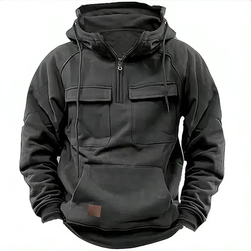 Spring Autumn Vintage Mens Hoodie for Sweatshirt Solid Color Long Sleeve Pullover Breathable Man Clothes Mens Oversized Hooded 240729
