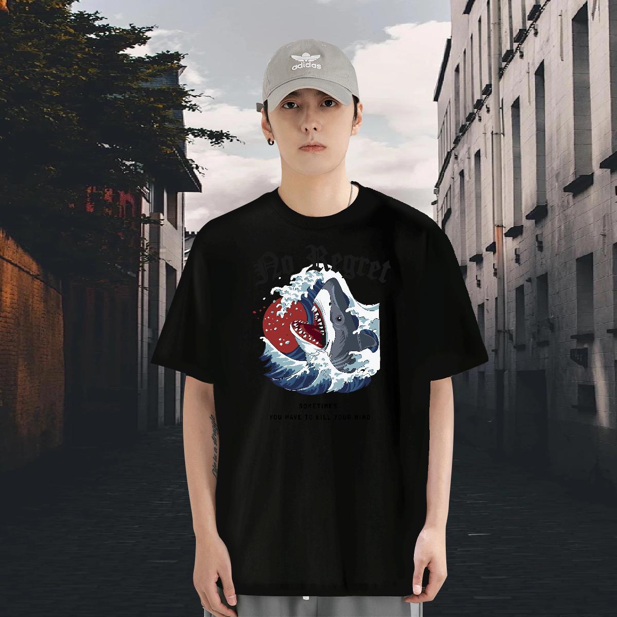 Designer Tshirts 230g Pure Cotton Casual Beach letter DIY Short Sleeve Soft Casual New Mens T Shirts Tops Tees
