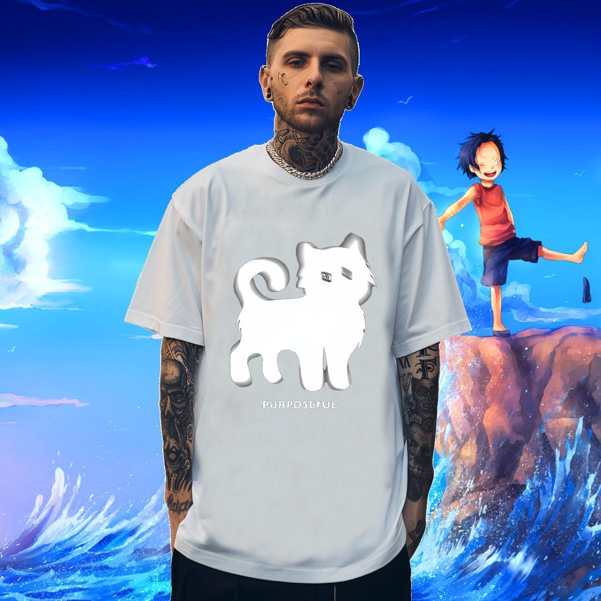Cool Mens Tshirts 230g Pure Cotton Beach cute Oversized Short Sleeve O-Neck Stylist Mens T Shirts Polos