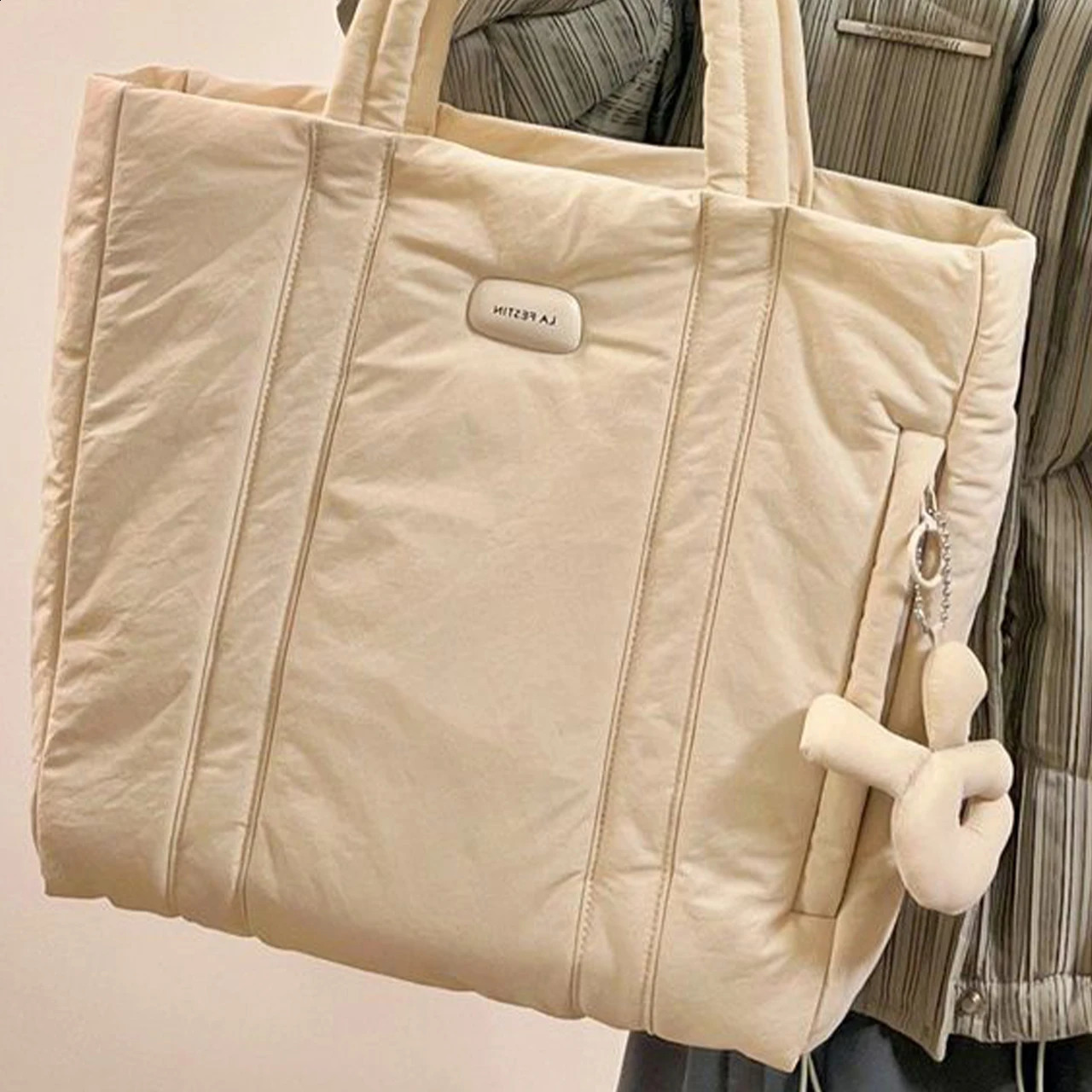 Filled cotton laptop horizontal bag 13 14 inch laptop bag suitable phone case bag 240903