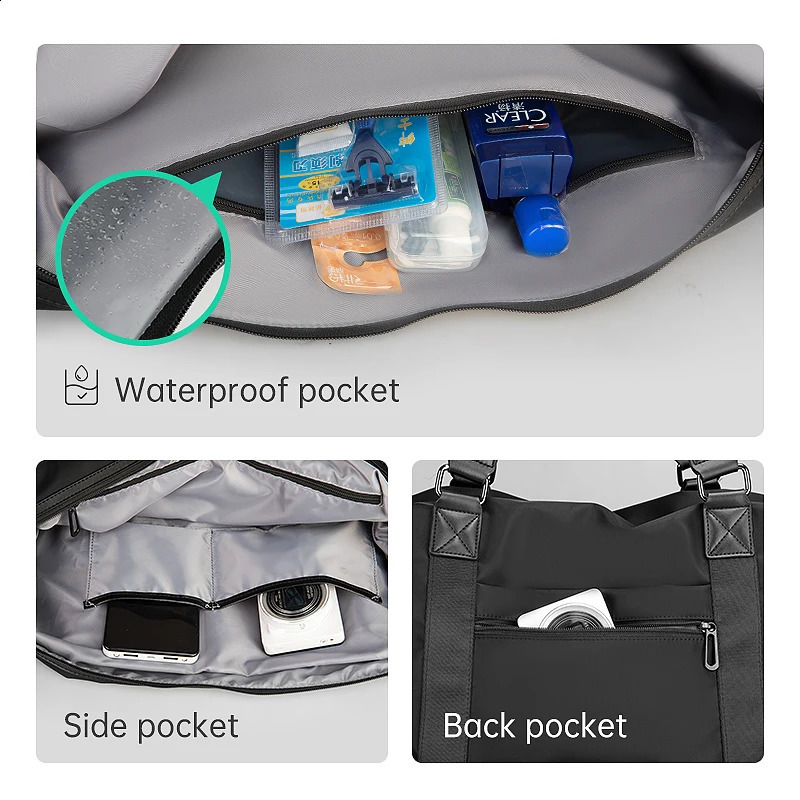 MARK RYDNE Large Capacity Waterprooof Travel Duffle Bag Gym Man 240729